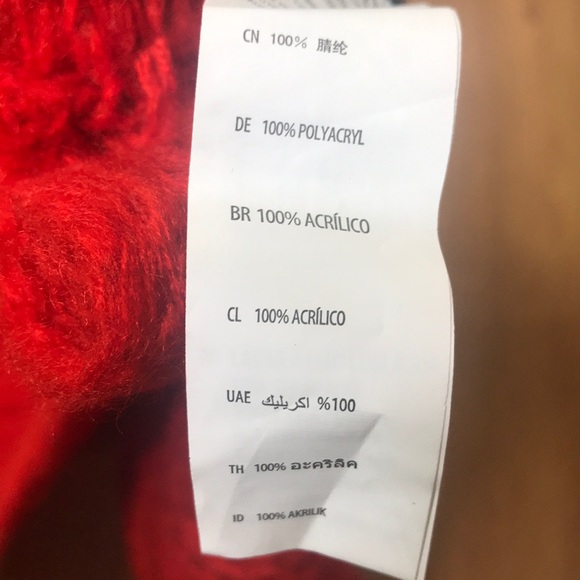 Cotton On Red Scarf 🧣 Brand New - Picture 5 of 5